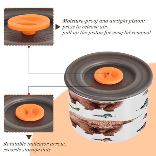 Lata para café acero inoxidable hermética 30 oz miniatura 3