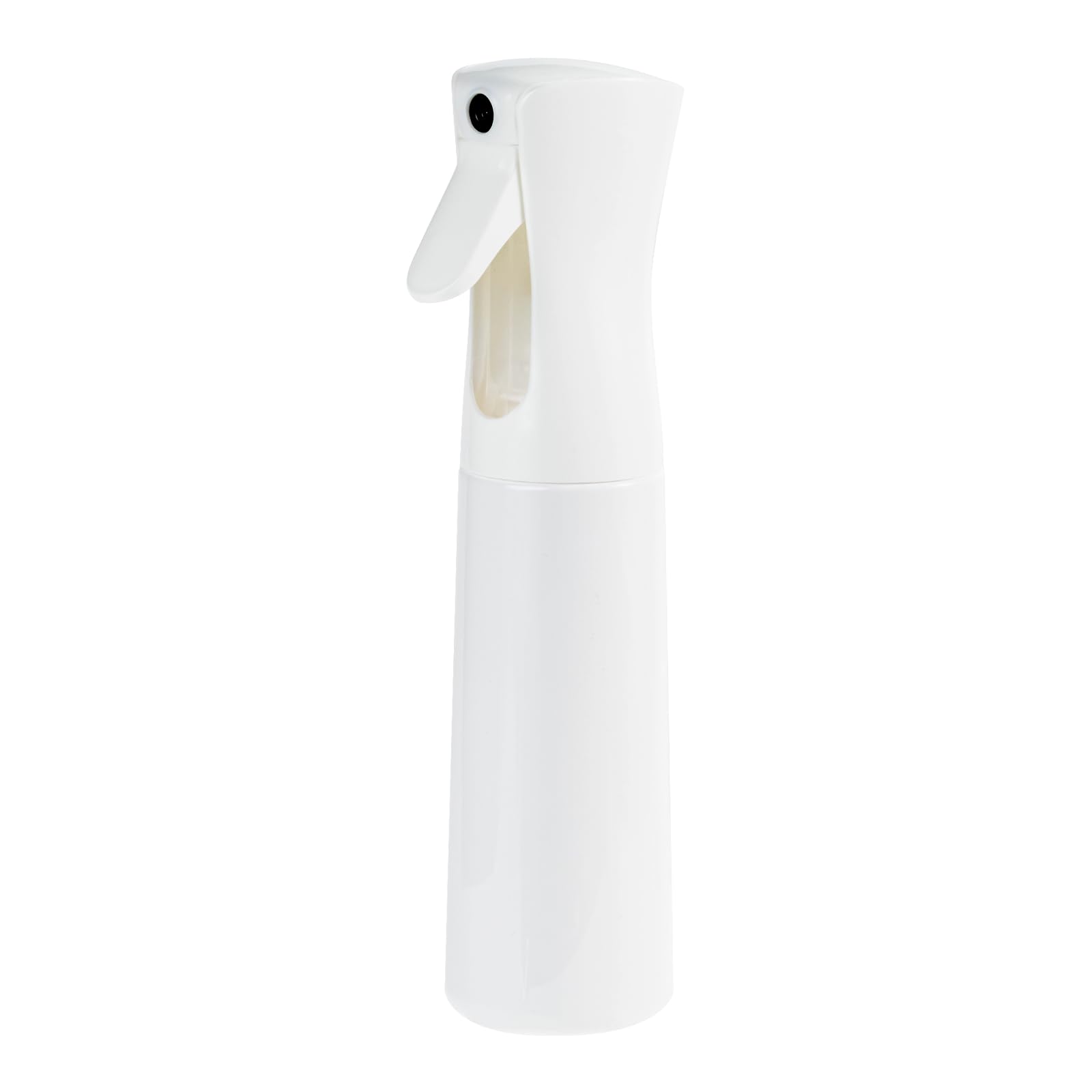 Sprühflasche 160 ml Schwarz für Haare & Pflanzen, 360° feiner Nebel | Kontinuierlicher Sprühnebel, 360° auslaufsicher, PET-Wasserzerstäuber mit Komfortgriff, wiederbefüllbar für Salon