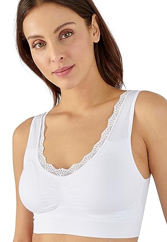 Brassières sans coutures Damart XL lot de 2 sous-vêtements blancs d'un confort premium