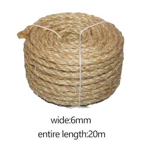 Corde pour griffoir en lin 6mm : la solution aux meubles abîmés par les chats - 3