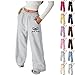 Girls Sweatpants Cute Baggy Athletic Joggers Comfy Dance Pants for Teens Winter Fashion 2025 Kids Clothes Purple Blue Navy
