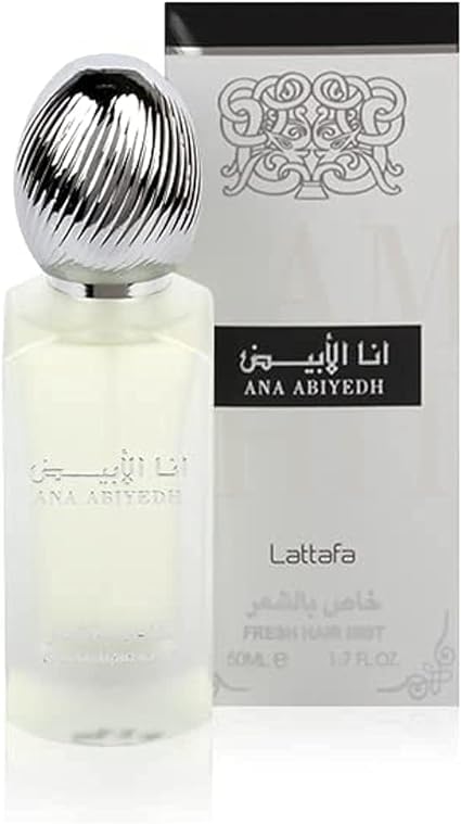 Lattafa Ana Abiyedh Fresh Hair Perfume,50Ml by Usama Perfumes I Al-Hafiz Oud