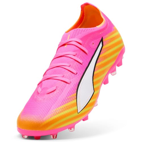 PUMA Unisex Ultra 6 Match MG Fußballschuh, Poison Pink White-Sun Stream-Bright Aqua Black, 40 EU… – Ansicht 5