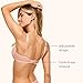 Adore Me Eira Demi Push Up Bra - 30A-46DDD Regular & Plus-Size with Satin Bow Cups, Removable Pads, & Adjustable Straps, Light Pink 2, 36C