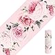 Gadpiparty 3 Meter Tapetenbordüre Zum Abziehen Und Aufkleben Rosa Rose 3D-Dekorative Blumenleiste Wasserdichte Tapetenbordüre WandbordüRe Selbstklebend Mit Blumenmuster Für Wandverkleidung Küche Badez