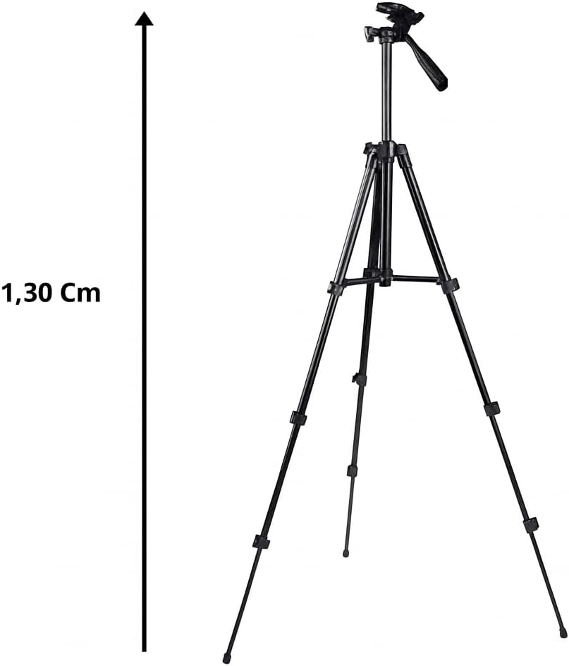 Tripé Profissional Universal 1,3M Para Celular e Câmera com Bolsa, Leve, Compacto, Alumínio Resistente, Nível Bolha, Ajuste Preciso, Ideal para Vídeos, Fotos, Lives e Conteúdo Profissional Tripé Profissional Universal 1,3M Para Celular e Câmera com Bolsa, Leve, Compacto, Alumínio Resistente, Nível Bolha, Ajuste Preciso, Ideal para Vídeos, Fotos, Lives e Conteúdo Profissional