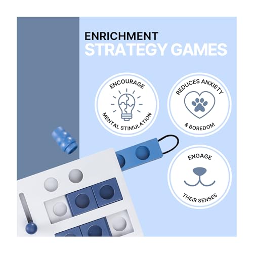 Image of TRIXIE Mini Mover Dog Activity Interactive Toy, Level 3 Food Puzzle Game, Brain Teasing Treat Dispenser, IQ and Mental Development Toy for Smart Dogs, Enrichment Toy for Boredom Busting