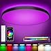 Oraymin 24W Deckenlampe mit Fernbedienung, 2400LM LED Deckenleuchte App Steuerbar, Schlafzimmer Lampe mit 16 Millionen DIY Farben, Ø30CM Wohnzimmerlampe, Dimmbar LED Lampe für Kinderzimmer Wohnzimmer Schlafzimmer günstig Kaufen-Oraymin 24W Deckenlampe mit Fernbedienung, 2400LM LED Deckenleuchte App Steuerbar, Schlafzimmer Lampe mit 16 Millionen DIY Farben, Ø30CM Wohnzimmerlampe, Dimmbar LED Lampe für Kinderzimmer