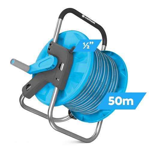 50 Meter Gartenschlauch mit Schlauchaufroller und Zubehör für den Garten – Bild 2