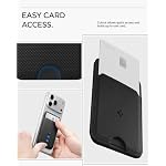 Spigen for MagSafe Wallet, Adjustable Tripod Stand, Slim Fold MagFit Black - Image 5