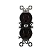 Pass & Seymour 3232TR Tamper Resistant Duplex Receptacle 15A 125V Grounded, Brown (10 Pack)