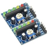 2Pcs KA2284 DC 3.5V-12V Power Audio Voltage Level Indicator Battery Capacity Indicator Red Green LED for Voltmeter Volume VU Meter