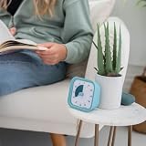 Time Timer Home MOD – 60 minut wizualny timer Home Edition – do nauki w domu, do nauki, narzędzia do nauki, do biura, kuchni, biura i spotkań bez głośnego dotykania (Lake Day niebieski)