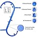 Body Back Buddy Elite - Improved Design- Versatile Handheld Massage Stick for Full Body Muscle Pain Relief - Professional Grade Trigger Point Massage Cane (Blue Elite 2.1)