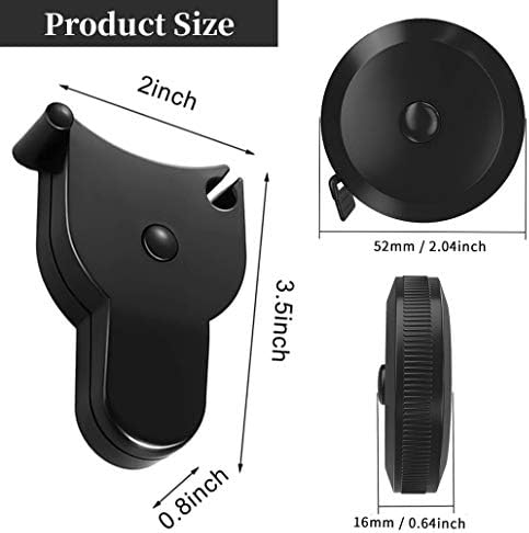 Body Measuring Tape, Tape Measure for Body Measuring, Retractable Body Measurement Soft Cloth Fabric Tape Kit for Weight Loss, Lock Pin and Push Button, 60 inch/150cm 5 Body Measuring Tape, Tape Measure for Body Measuring, Retractable Body Measurement Soft Cloth Fabric Tape Kit for Weight Loss, Lock Pin and Push Button, 60 inch/150cm