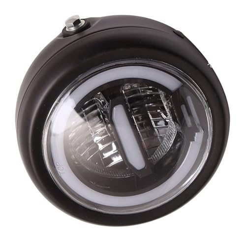 Phare LED moto rétro l'esprit vintage authentique dans une coque en métal - 6