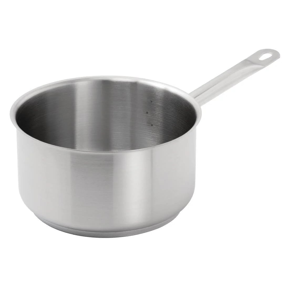 Vogue Stainless Steel Saucepan 20 cm – Professional Saucepan for All Hobs Suitable for Induction M944