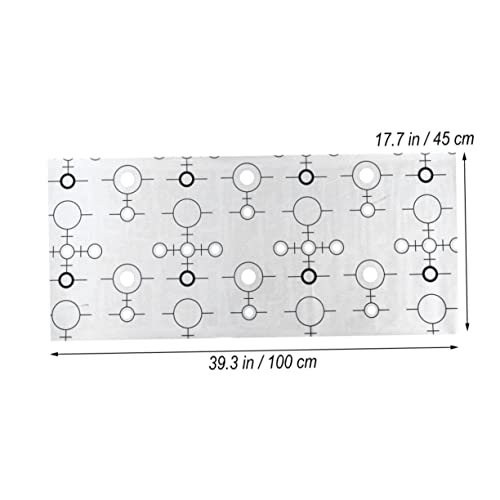 Vinilo adhesivo para ventana con patrón de círculos b/n miniatura 6