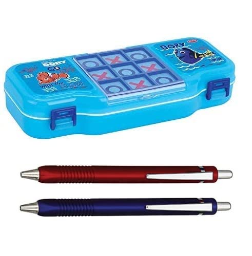 AAIRAA Plastic Pencil Box For Girls Stylish Geometry Box Kids Game Pencil Box For Multipurpose Use For Boys And Girls (Blue) (B09JC7B38G) Amazon Price History, Amazon Price Tracker