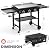 Llamaviva 3 Burner 35" Flat Top Grill with Foldable Shelves 45000 BTU Outdoor Griddle for Propane High-Pressure Systems Portable BBQ Grill