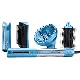 BaBylissPRO StyleSwitch Ionic Multi-Styler, Air Styler and Hair Dryer, Lightweight Hot Air Brush, 5 Attachments, 9 Heat/Speed Settings, Dual Voltage