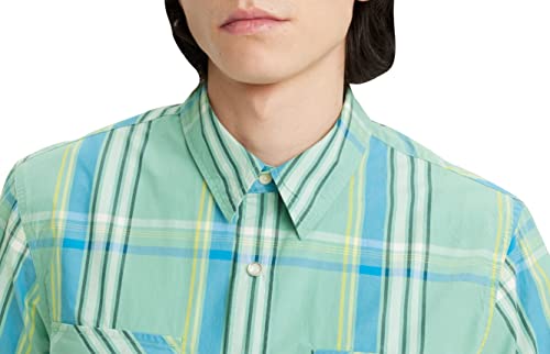 Levi's Herren Ss Relaxed Fit Western Hemd, Waab Plaid Wasabi, XS – Ansicht 5