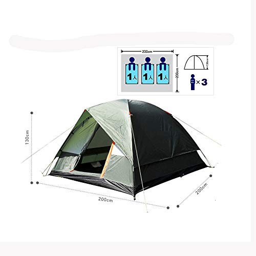 Carpa para camping impermeable y resistente UV para 1 persona miniatura 2