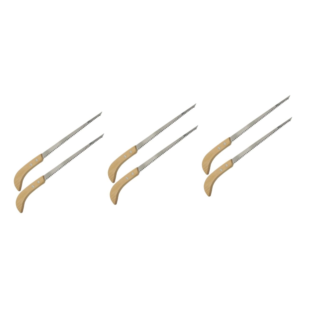 UPKOCH 3 ensembles Scie D'Élagage De Jardin Scie À Main Outils De Coupe Du Bois À Tirer À Main Pour Le Travail Du Bois À À Tronçonner Manuelle 2 pièces * 3