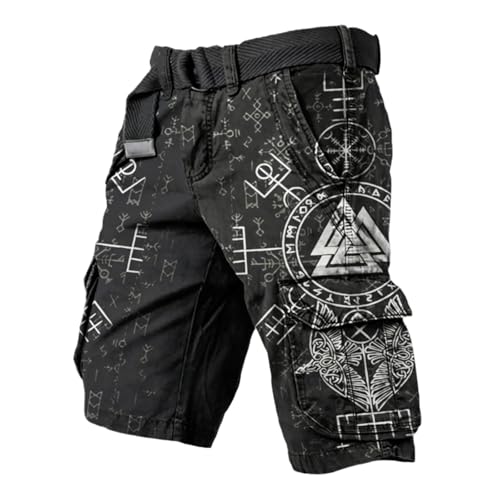 Pantalon Viking cargo short large grande taille pour homme