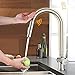 Synlyn Touch Sensor Faucet Rubinetto da cucina Rubinetto da cucina estraibile con 2 modalità di spruzzo Rubinetto induttivo per lavello realizzato con miscelatore in acciaio inossidabile 304