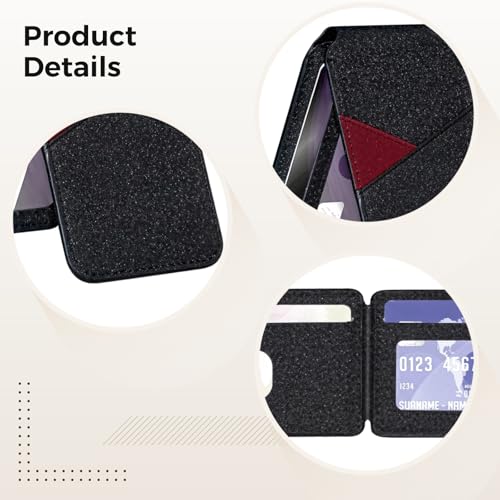 Cartera MagSafe para iPhone 15 ideal para viajar ligero con soporte 2
