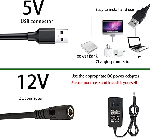 Tira de LED Flexible USB COB 0.5m 320 LEDs/m Blanco Frío miniatura 2