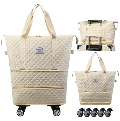 Rolling Duffle Bag Expandable Foldable