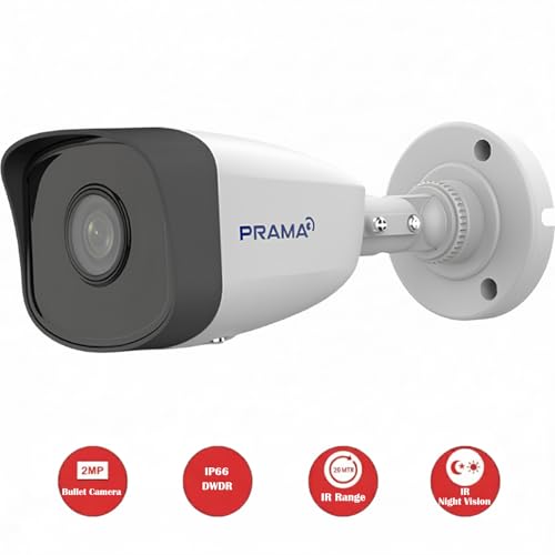 Image of PRAMA PT-HTD110E-NTP 2MP Bullet Camera | Included PVC Stickers