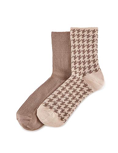 HUE Women's Wintersoft Boot Sock 2 Pair, Sandbar Pack, one size