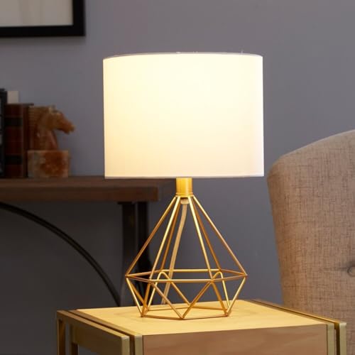 Image of Table Night Lamp | Off White Decorative Table Lamp For Bedroom Home Decor | Bedside Night Light For Diwali Decoration Home Use | Modern Table Lamp | Without Bulb