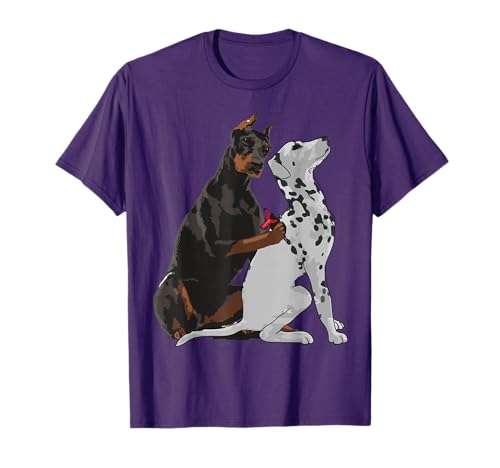 Cute Fashionable Doberman Tattooing Dalmatian Dog Gift T-Shirt