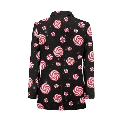 Blazer Men Lightweight Men's Suit Jacket for Christmas Party Evening Regular Fit Mens Sport Coats with Pockets3