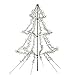 Produktbild LED Cluster Weihnachtsbaum Lichterbaum Tannenbaum Outdoor 200 cm 1200 LED`s