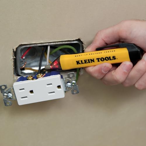Image of Klein Tools 80018P Tool Kit, Made in USA, Set with Wire Stripper, Screwdriver, Non-Contact Voltage Tester, GFCI Outlet Tester, Residential Tool Kit, 4-Piece