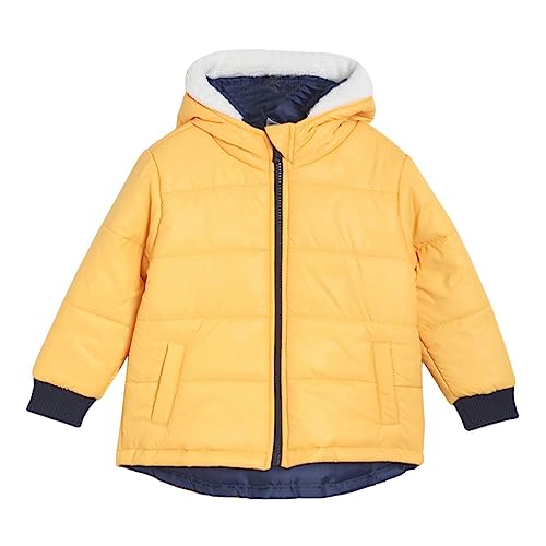 Image of miniklub Boys Yellow Solid Padded Jacket