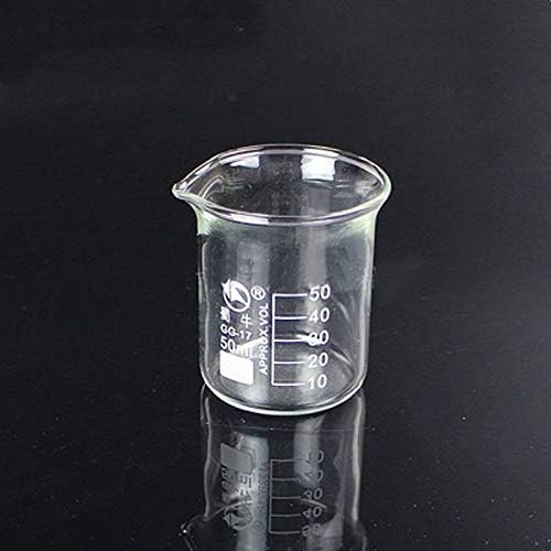 1 Set (25ml,50ml,100ml,200ml) Borosilicate Glass Beaker Chemistry Experiment Heat-Resist Labware Beaker Laboratory Equipment