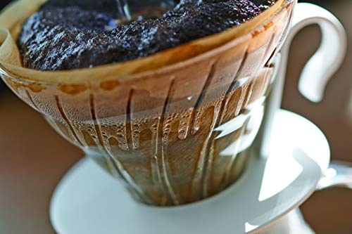 Image of HARIO Glass Coffee Dripper, Size 02, White