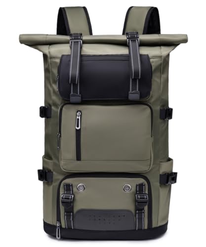 Sac à dos ordinateur 17,3" étanche et antivol avec grand volume 42L ergonomique vert