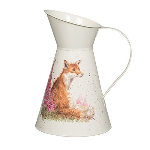 Brocca Per Fiori Wrendale Design 'Foxgloves' - Acciaio Al Carbonio - 17x25 Cm