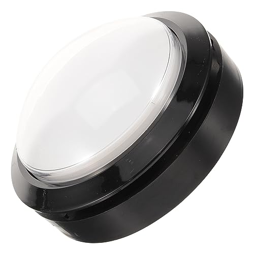 Healifty clock for blind talking clock button mechanism convenient button for blind large talking button with lights Responder Metal big button 100mm small tools white