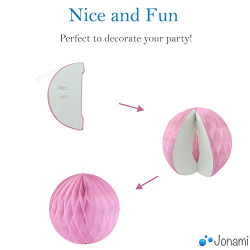 20 Pompom Rosa Decorazioni Battesimo Bimba Pom Pom...