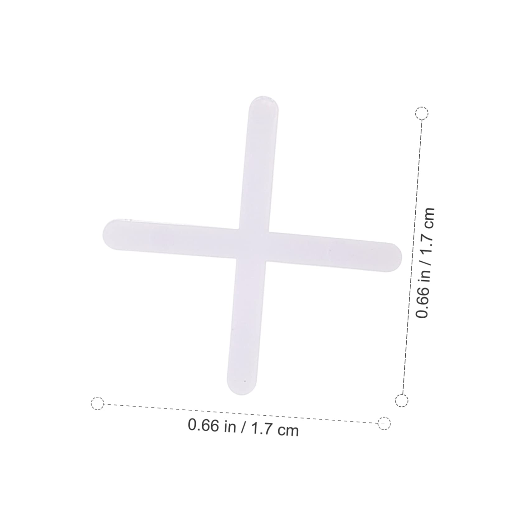 NUOBESTY Croisillons de Carrelage Forme Croix Lot de 10000, Réutilisables en Pe, Installation Rapide, pour Pose Précise du Sol Mur