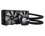 CORSAIR Hydro Series H100i v2 AIO Liquid CPU Cooler, 240mm Radiator, Dual 120mm PWM Fans, Advanced RGB Lighting and Fan Software Control