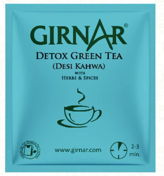Royal Food Girnar Green Tea Detox Desi Kahwa Loose Pack (50 Tea Bag, 50, count), 300 Grams (B0DF5J2MWZ) Amazon Price History, Amazon Price Tracker